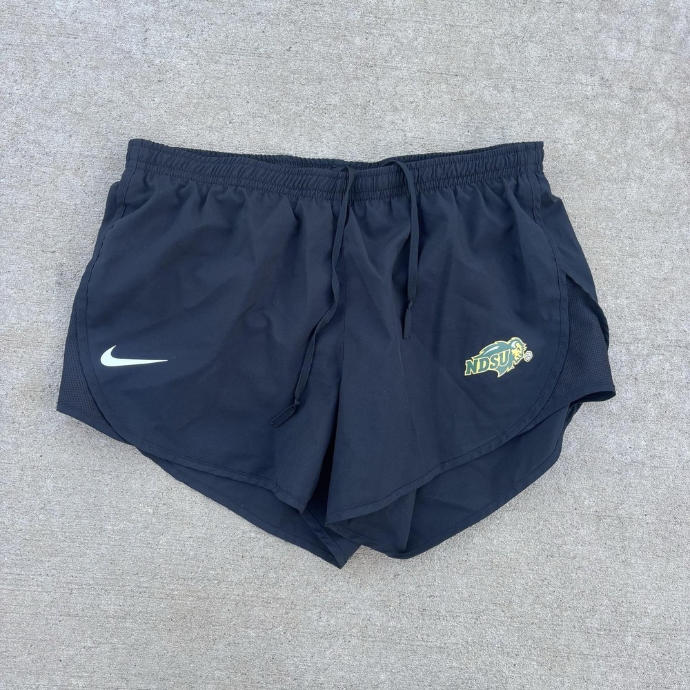 North Dakota State Bison Shorts Womens Small Black Cross Country Nike Dri Fit
